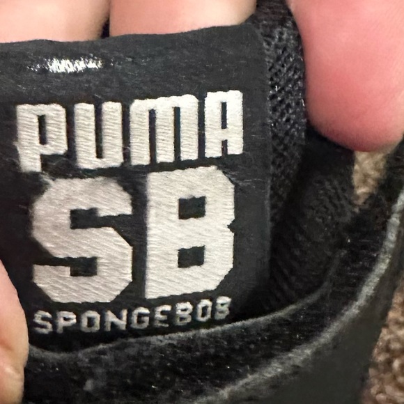 New kids PUMA x Trinity Spongebob Squarepants AC + PS sneakers Size 3.5 - Picture 11 of 11
